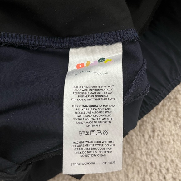 Alder apparel open air pant, medium - Picture 4 of 4